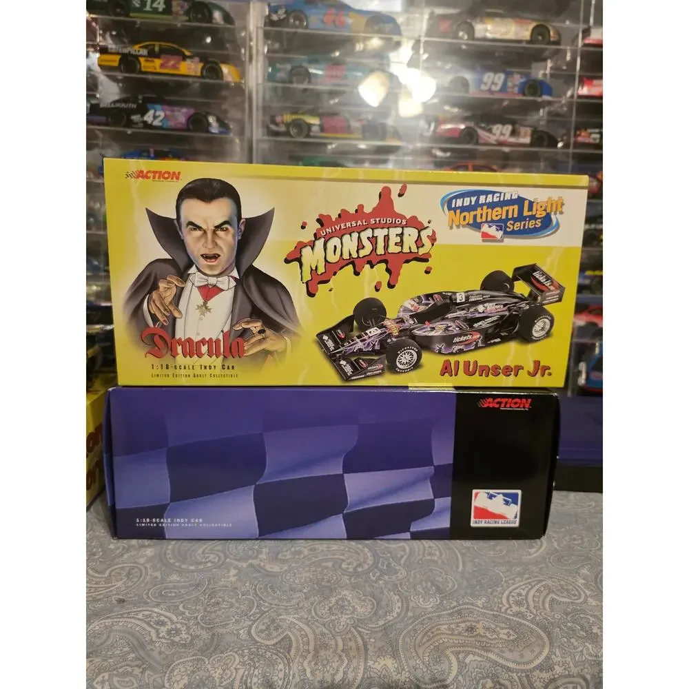2000 Al Unser Jr #3 Dracula Universal Monsters Action 1:18 Indy Car G-Force